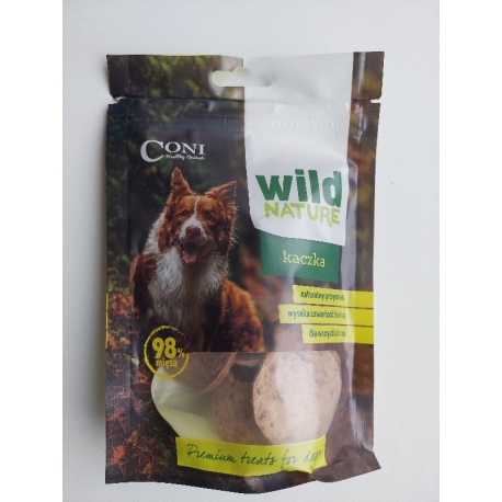 Coni Wild Nature chipsy przekąska dla psa kaczka